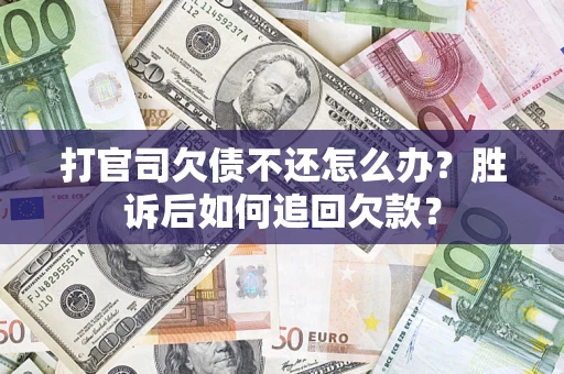 北京打官司欠债不还怎么办？胜诉后如何追回欠款？