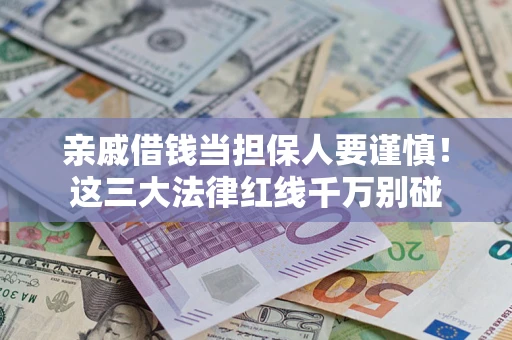 北京亲戚借钱当担保人要谨慎！这三大法律红线千万别碰