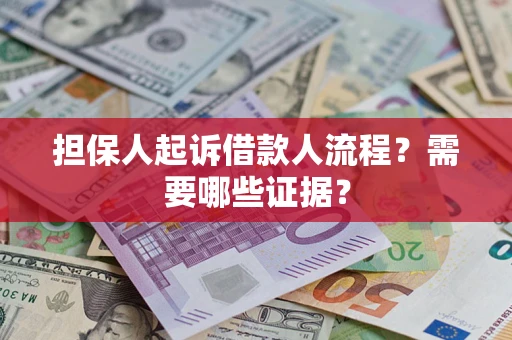 北京担保人起诉借款人流程？需要哪些证据？