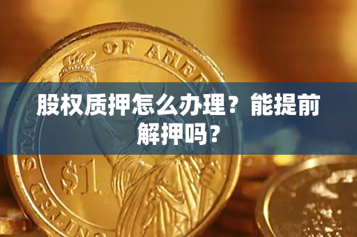 北京股权质押怎么办理？能提前解押吗？